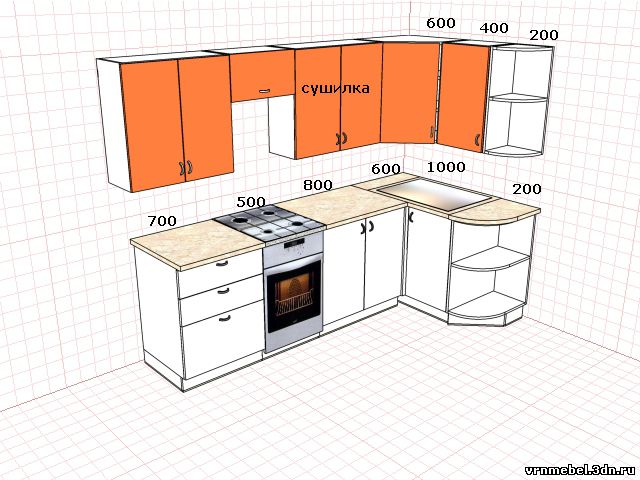 кухонная мебель вариант